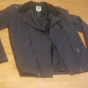 vans dual zipper peacoat